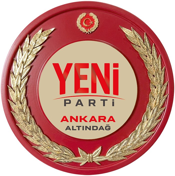 Yeni Parti Metal Tören Çelengi - Merasim Çelengi