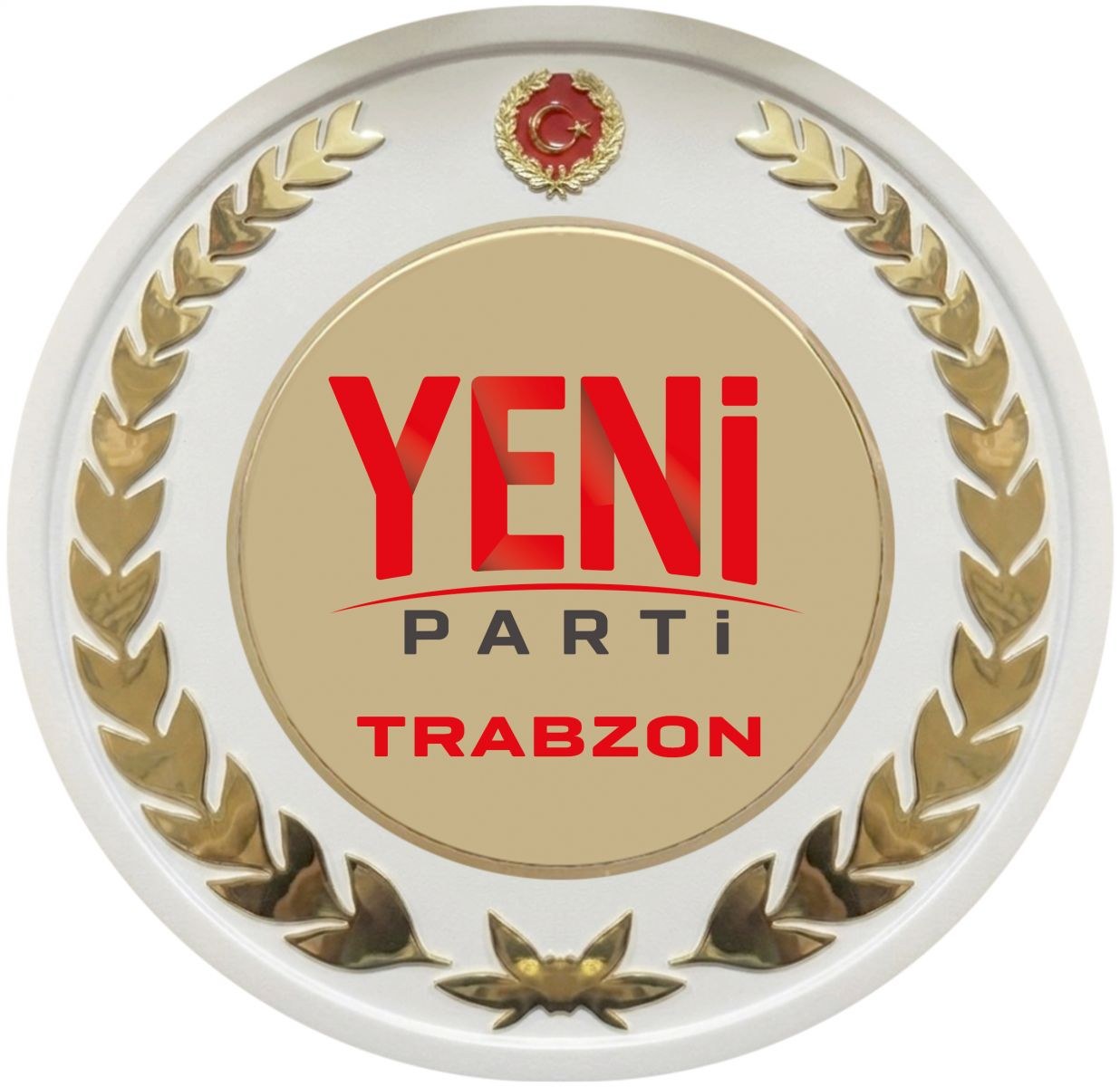 Yeni Parti Metal Tören Çelengi - Merasim Çelengi