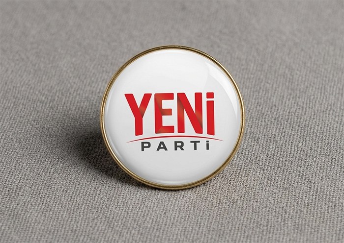 Yeni Parti Metal Yaka Rozeti - Yeni Parti Rozeti