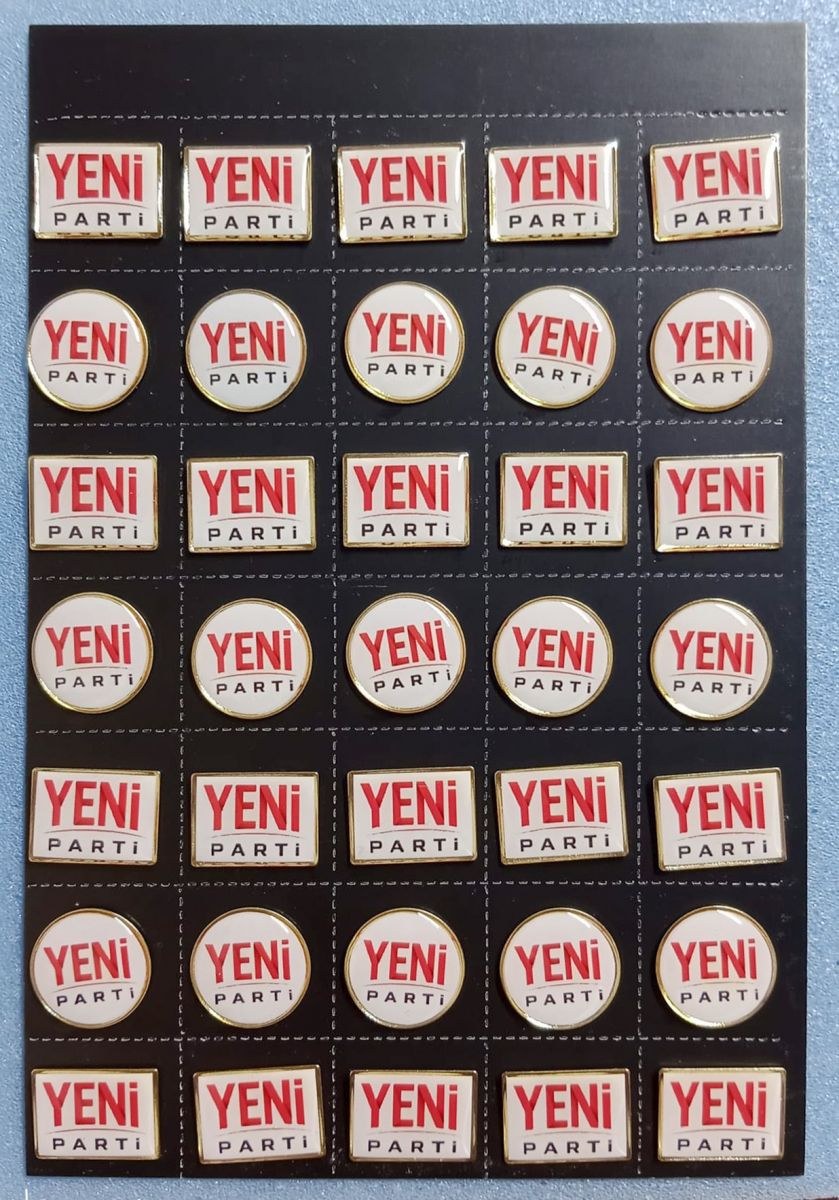 Yeni Parti Metal Yaka Rozeti - Yeni Parti Rozeti