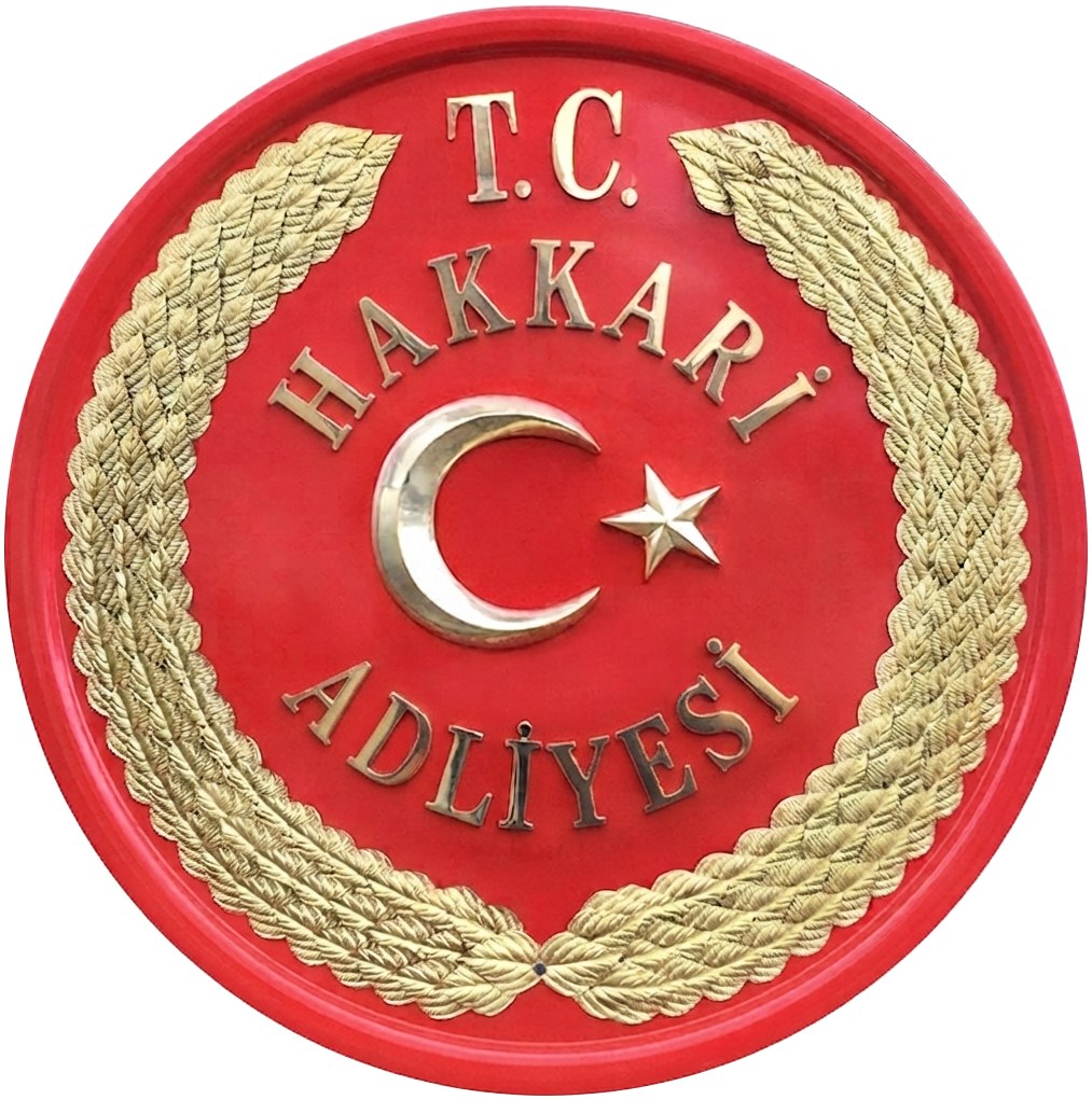 Adliye ve Baro Çelenkleri , Cumhuriyet Başsavcılığı, Bölge İdare Mahkemesi Metal Tören Çelengi