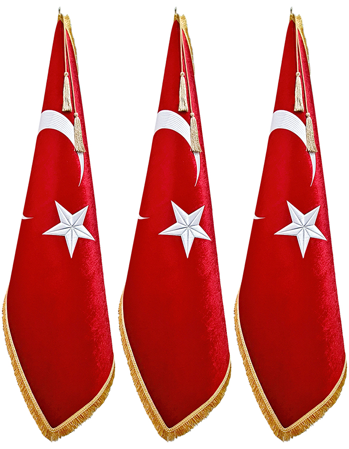 Telalı Saten Türk Bayrağı - TELALI BAYRAK - TÜRK BAYRAĞI
