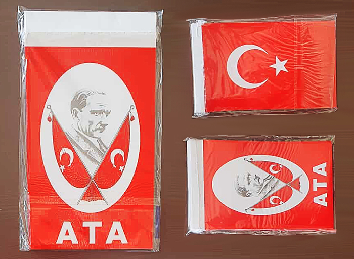 İpe Dizili Kağıt Türk Bayrağı Model ve Çeşitleri