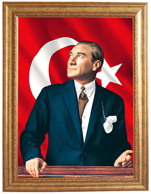 Çerçeveli Atatürk Posteri Model ve Çeşitleri - Atatürk Resmi