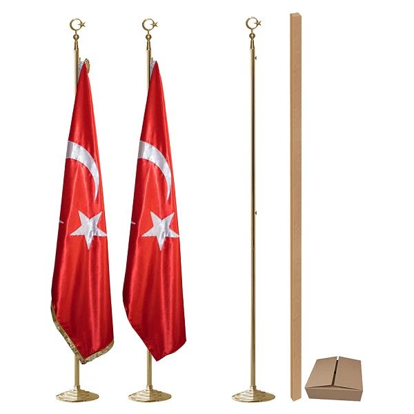 Makam Bayrak Direkleri - PİRİNÇ-KROM MAKAM DİREĞİ