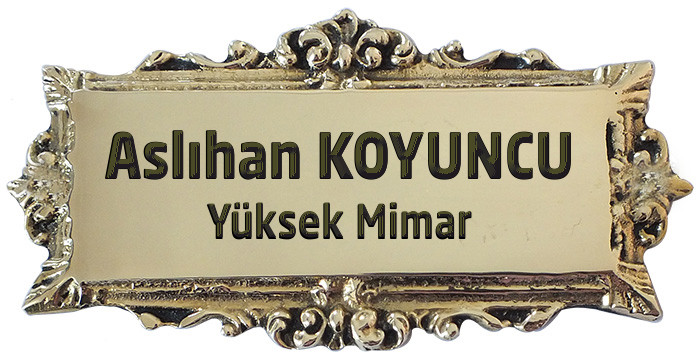 PM1 Kaplumbağa Modeli Pirinç Masa İsimliği