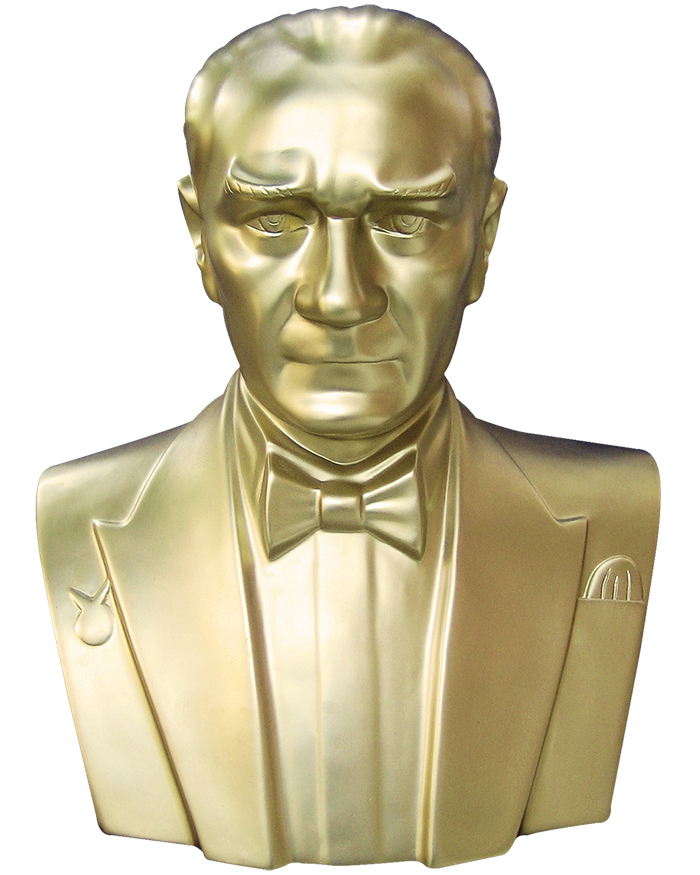 80 cm Fiberglass Atatürk Büstü - 80FGKM2