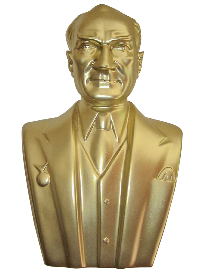 70 cm Fiberglass Atatürk Büstü - 70FGKM1