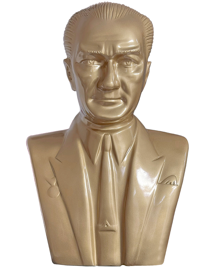60 cm Fiberglass Atatürk Büstü - 60FGKM1