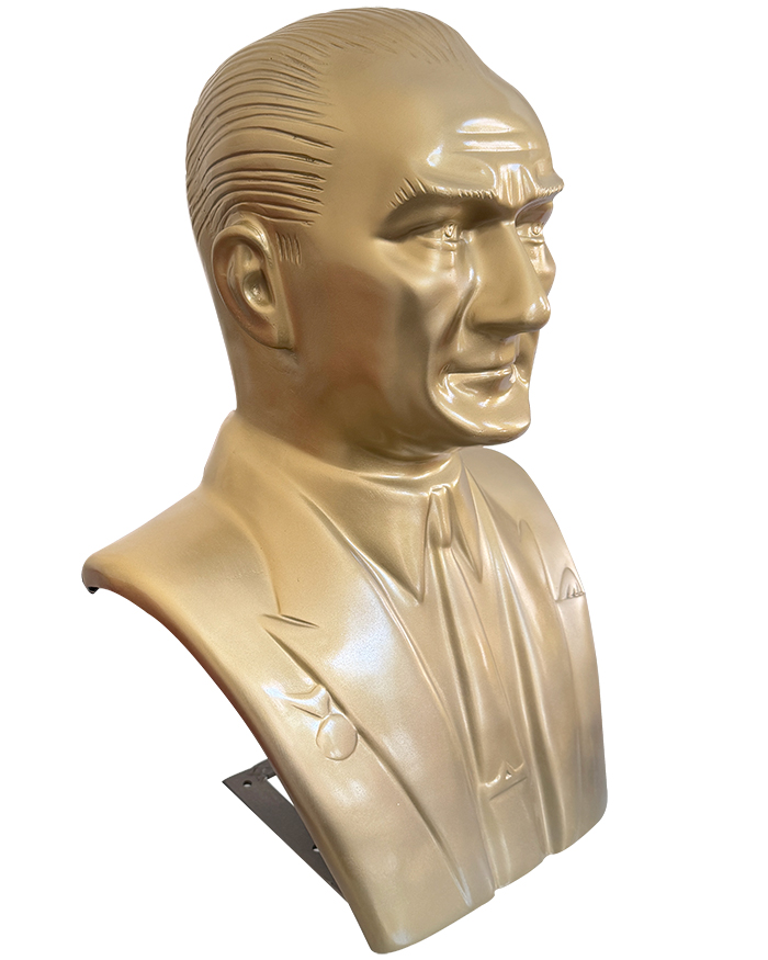 60 cm Fiberglass Atatürk Büstü - 60FGKM1