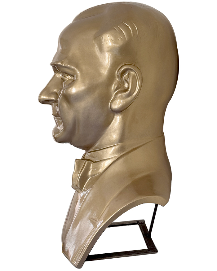 70 cm Fiberglass Yarım Atatürk Büstü - 70FGOM1