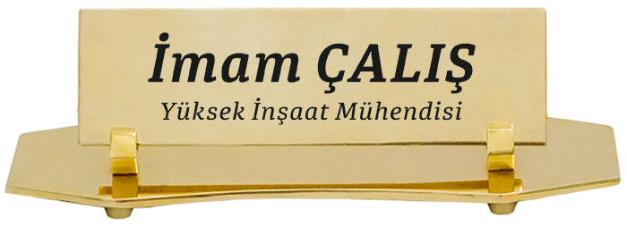 PM4 Oval Tabanlı Lama Pirinç Masa İsimliği