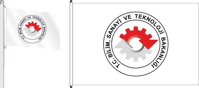 T.C. Bilim, Sanayi ve Teknoloji Bakanlığı Bayrak ve Flamaları