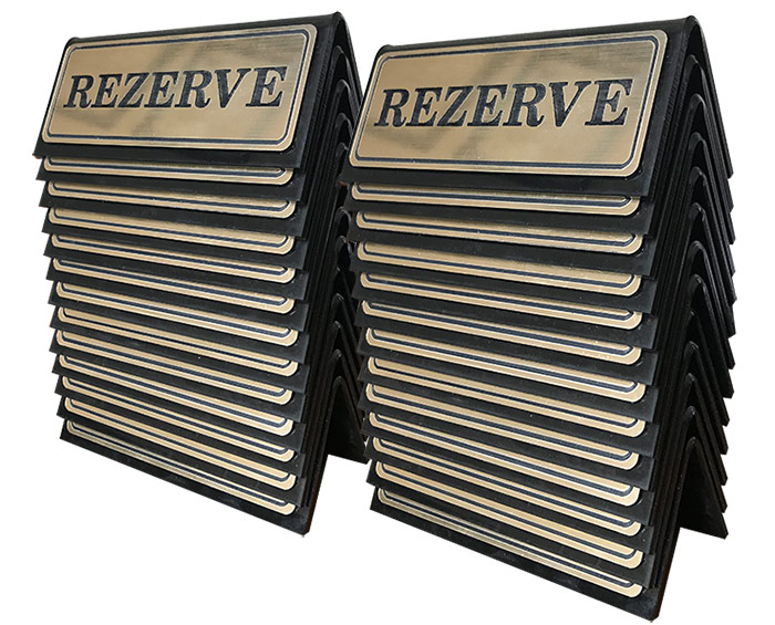 R01 - Pleksiglass Masa Rezerve Yazıları