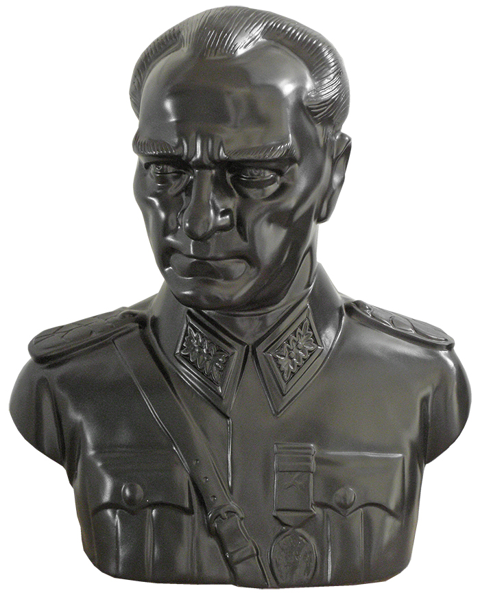 80 cm Fiberglass Maraşal Atatürk Büstü - 80FGAKM2
