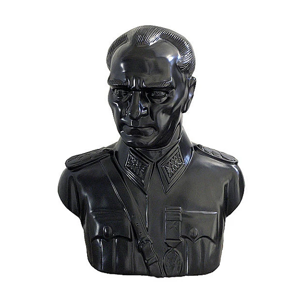 80 cm Fiberglass Maraşal Atatürk Büstü - 80FGAKM2