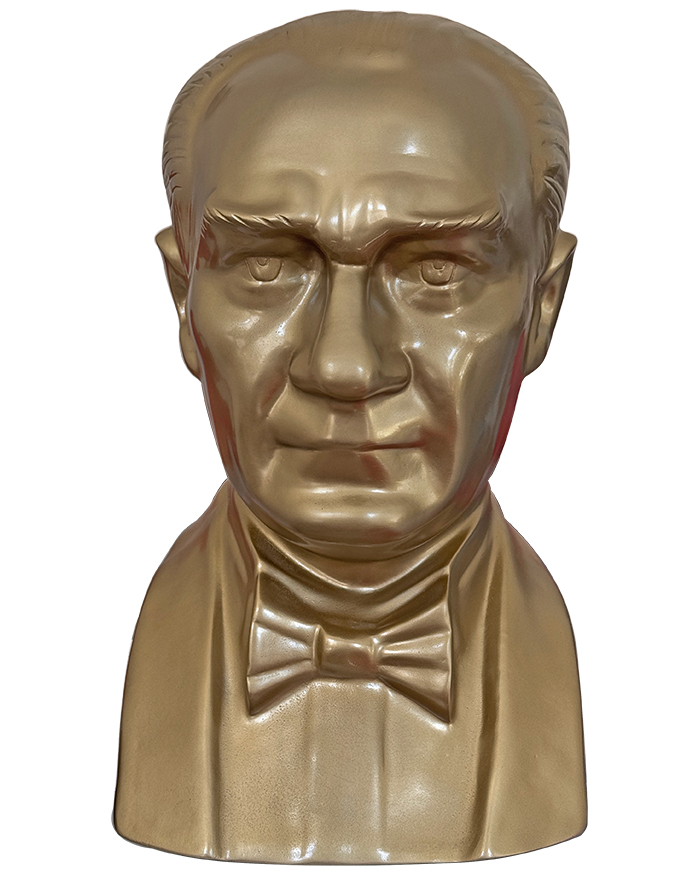 60 cm Fiberglass Atatürk Büstü - 60FGOM1