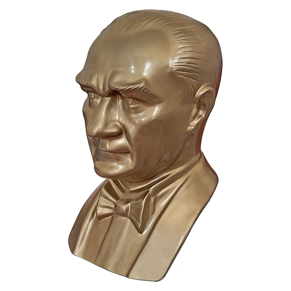 60 cm Fiberglass Atatürk Büstü - 60FGOM1