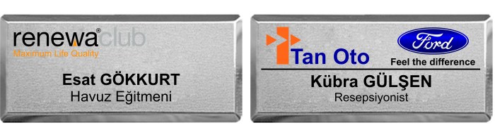 MYK01 Metal Yaka İsimliği