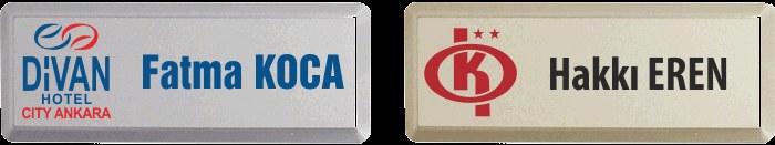 MYK02 Metal Yaka İsimliği