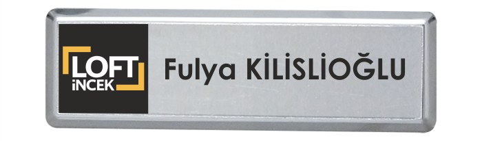 MYK03 Metal Yaka İsimliği