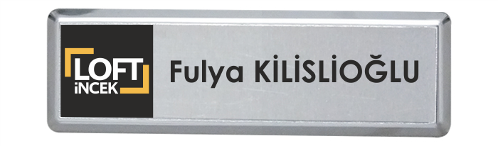 MYK03 Metal Yaka İsimliği