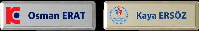 MYK03 Metal Yaka İsimliği