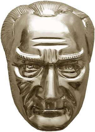 70 cm Pirinç Atatürk Maskı
