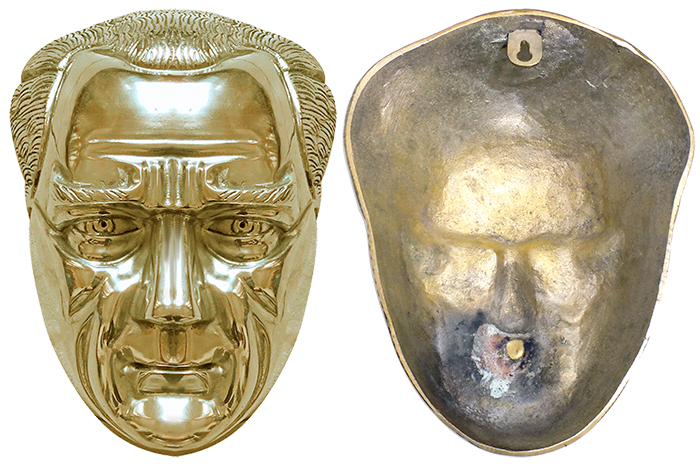 50 cm Pirinç Döküm Atatürk Maskı