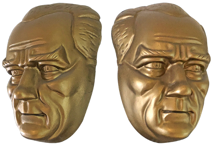 40 cm Döküm Alüminyum Atatürk Maskı