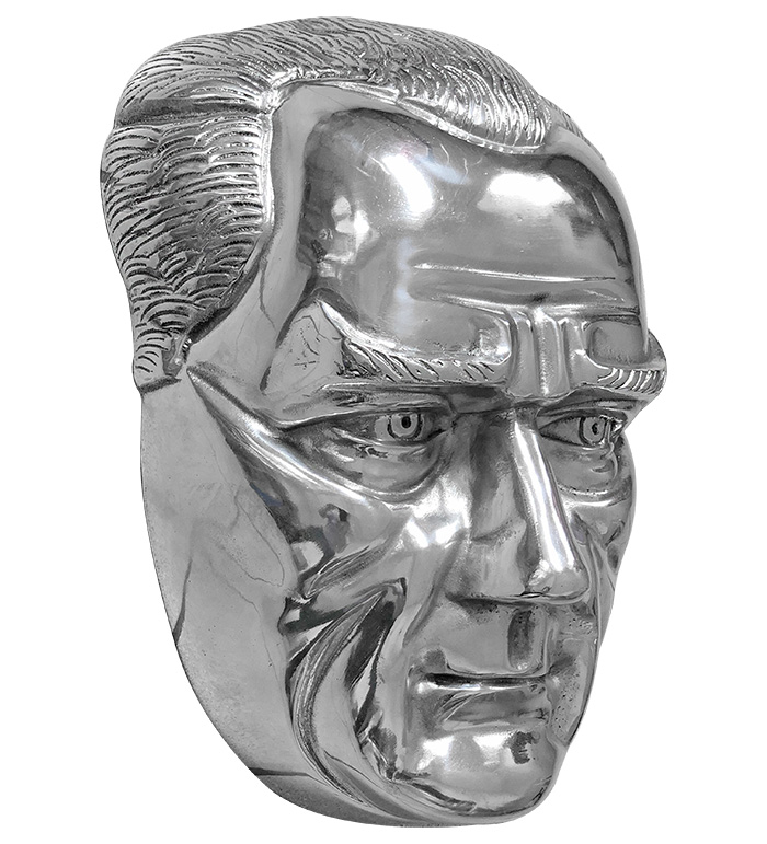 50 cm Alüminyum Atatürk Maskı