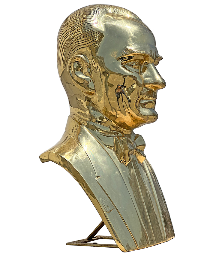 85 cm Pirinç Atatürk Büstü - 85PABKM