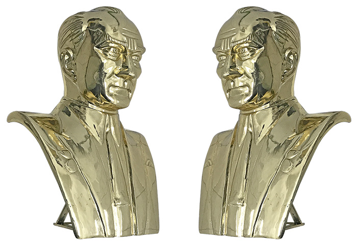 85 cm Pirinç Atatürk Büstü - 85PABKM