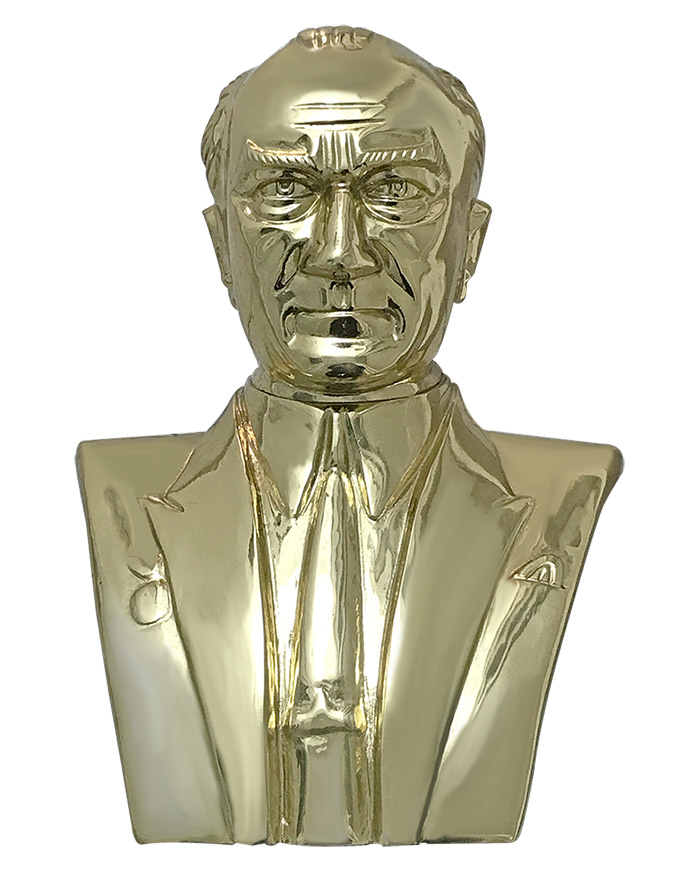 85 cm Pirinç Atatürk Büstü - 85PABKM