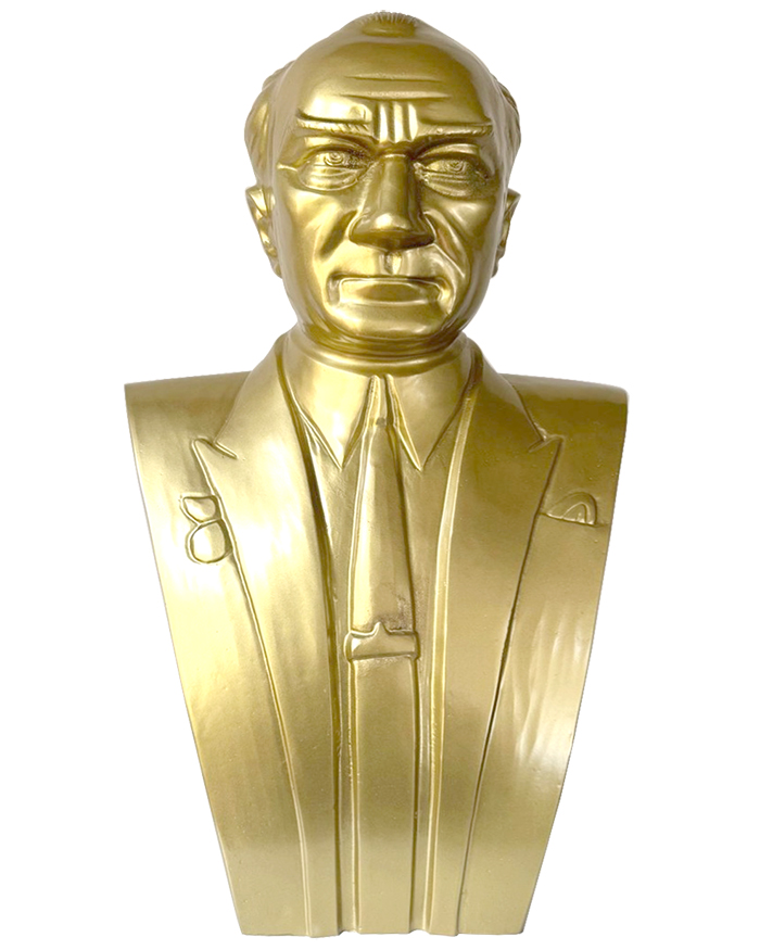 70 cm Alüminyum Atatürk Büstü - 70AABS