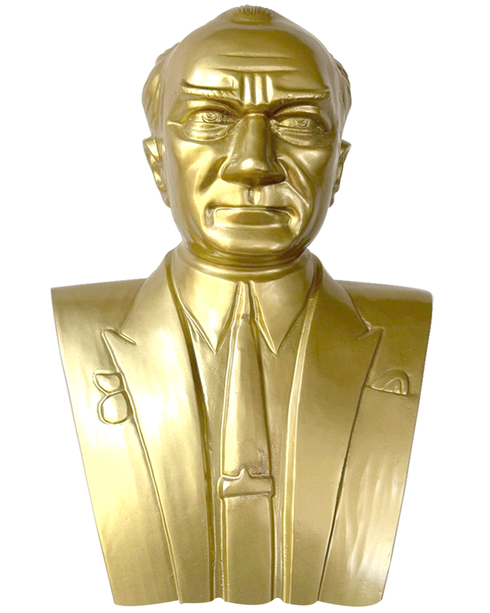 55 cm Alüminyum Atatürk Büstü - 55AABS