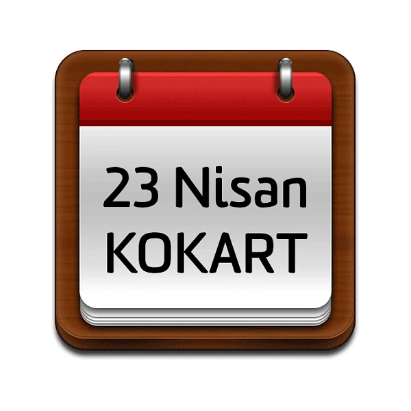 23 Nisan Saten Yaka Kokartı - Çocuk Bayramı Saten Yaka Kokartı