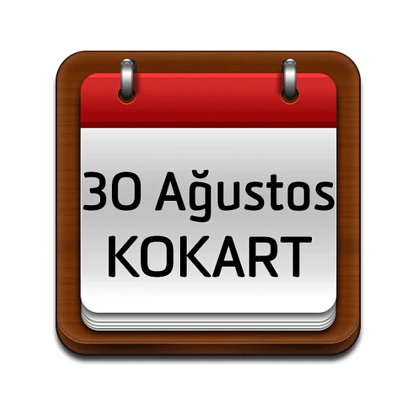 30 Ağustos Zafer Bayramı Kutlamaları Saten Yaka Kokartı