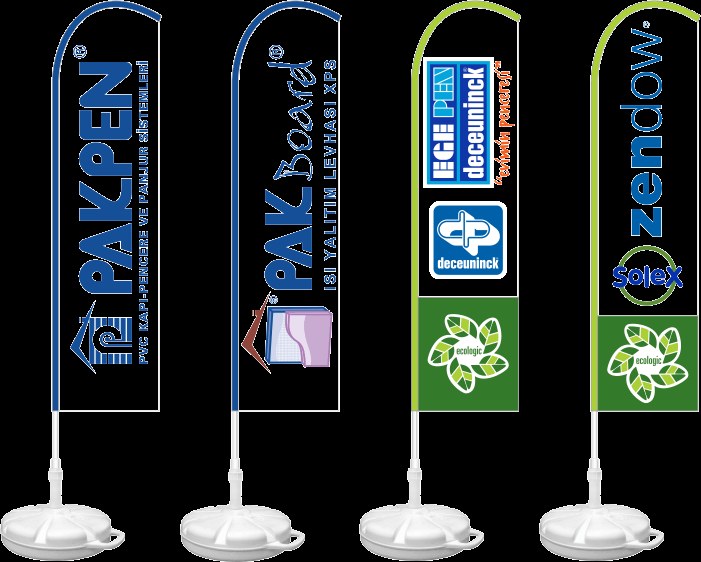 Yelken Bayrak Model ve Çeşitleri - Beach Flag Banner