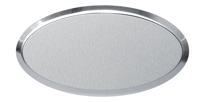MYK07 Oval Metal Yaka İsimliği