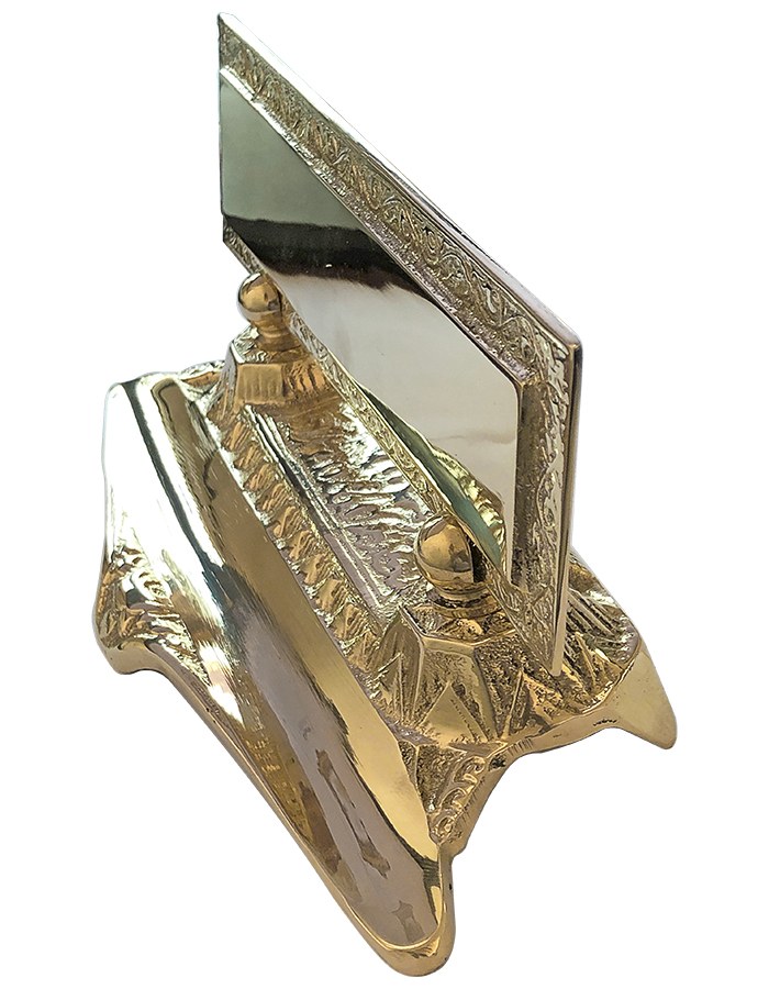 PM9 Antik Model Pirinç Masa İsimliği - Döküm