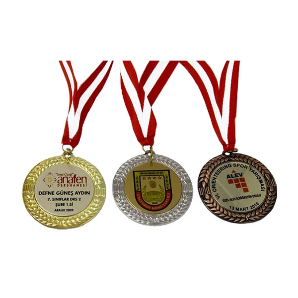 M1-İthal Madalya 7 cm Ø - Altın, Gümüş, Bronz
