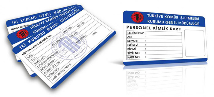 PVC Plastik Personel Yaka Kartı