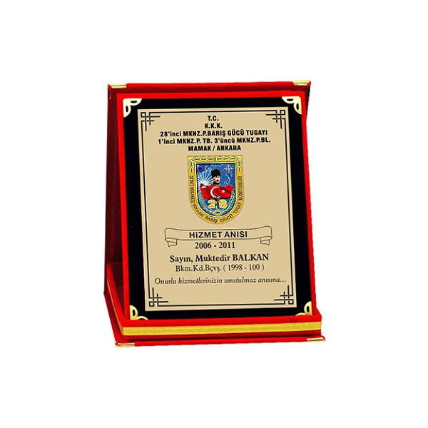 9x12 cm Termal Transfer ( Sublimasyon ) Metal Plaket