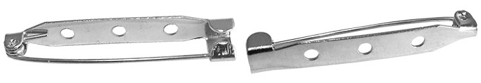 YK11 Metal Yaka İsimliği İğnesi - Broş İğnesi 38,5 mm