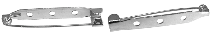 YK11 Metal Yaka İsimliği İğnesi - Broş İğnesi 38,5 mm