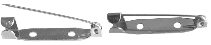 YK12 Metal Yaka İsimliği İğnesi - Broş İğnesi 30 mm