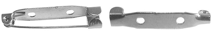 YK12 Metal Yaka İsimliği İğnesi - Broş İğnesi 30 mm