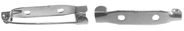 YK12 Metal Yaka İsimliği İğnesi - Broş İğnesi 30 mm