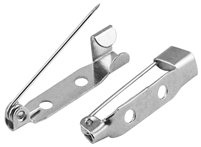 YK12 Metal Yaka İsimliği İğnesi - Broş İğnesi 30 mm